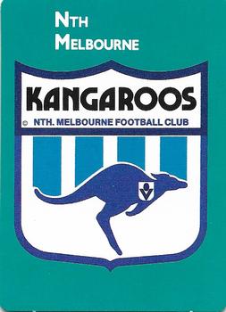 1988 Scanlens VFL #31 North Melbourne Kangaroos Front